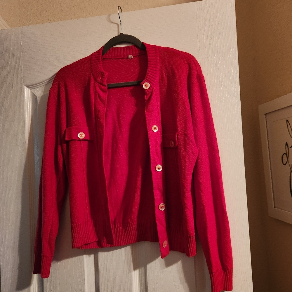 Red Cardigan